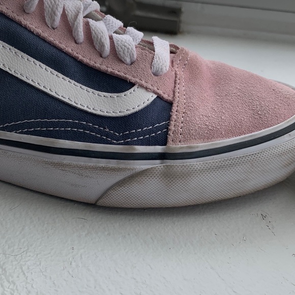 Blue and Pink Vans size 8 - Picture 5 of 7
